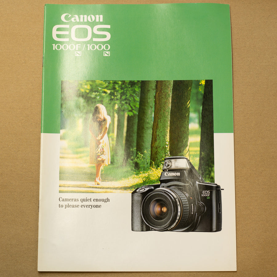 Genuine Vintage Canon EOS 1000 N Sales Brochure