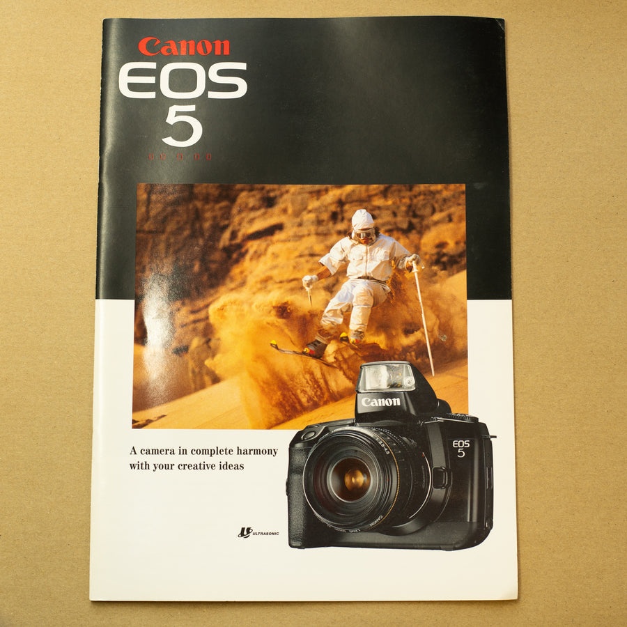 Genuine Vintage Canon EOS 5 Sales Brochure