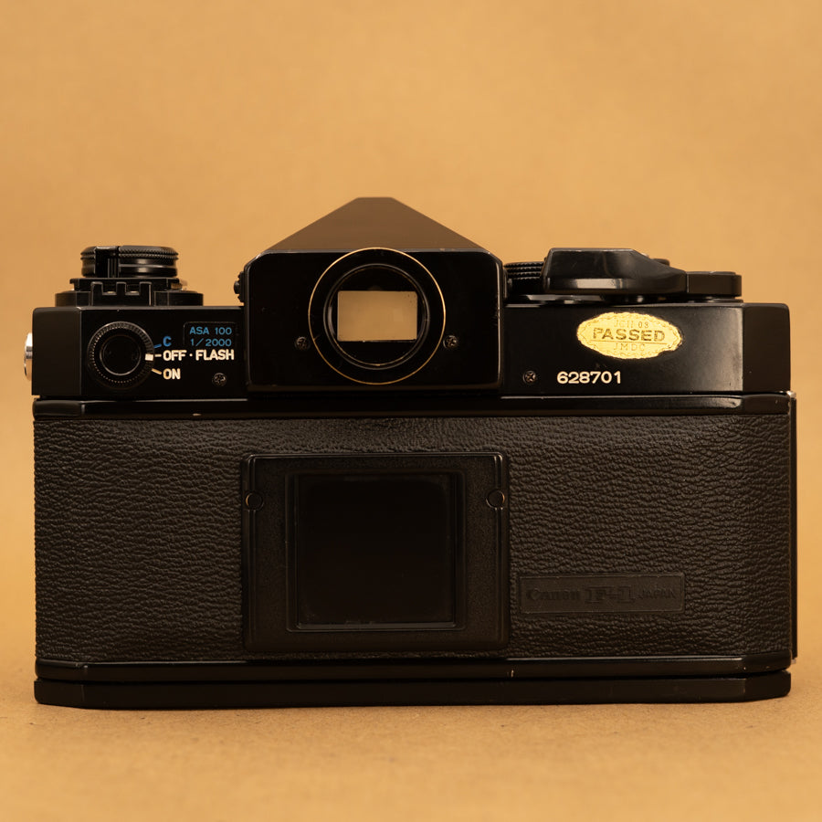 Canon F-1 35mm Film Camera with Canon 50mm f/1.8 Lens