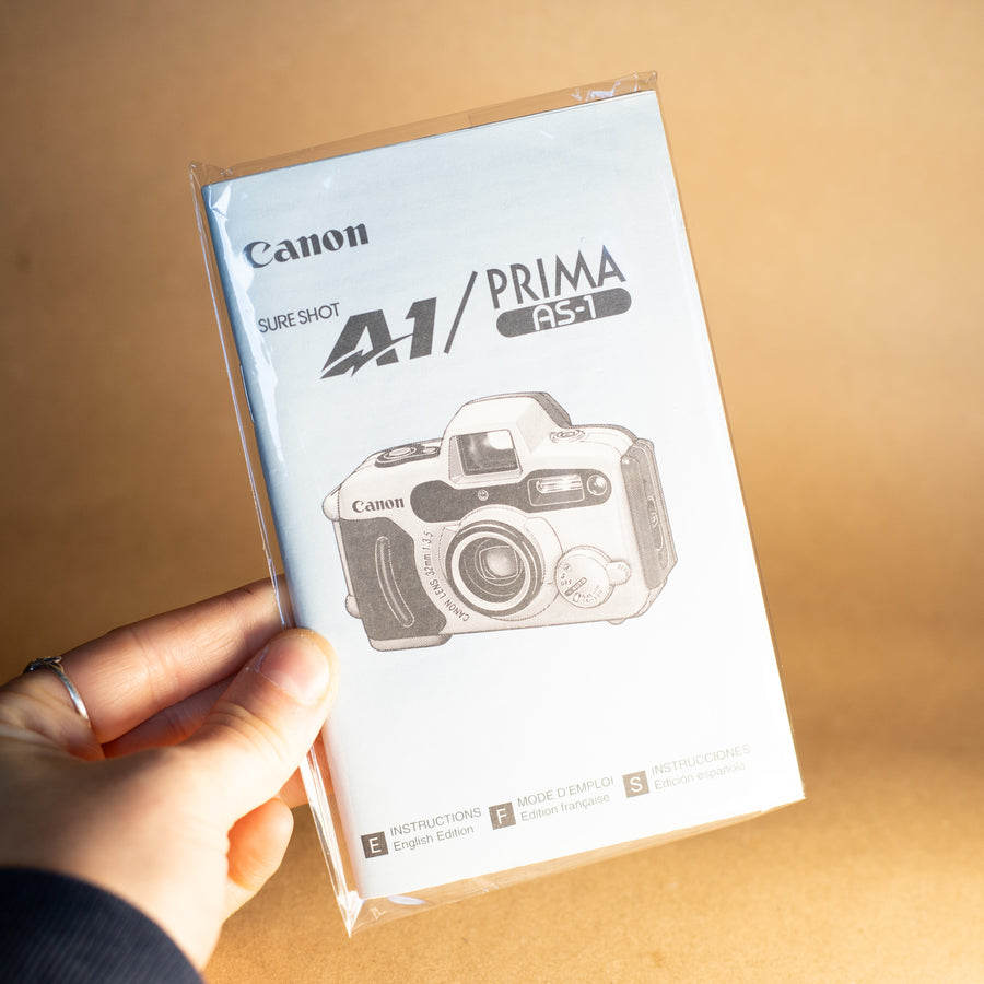 Manual de instrucciones original de Canon Sure Shot A-1