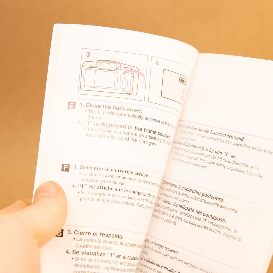 Original Canon Sure Shot AF-7s Instruction Manual