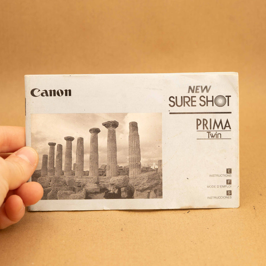 Original Canon Sure Shot Twin Instruction Manual