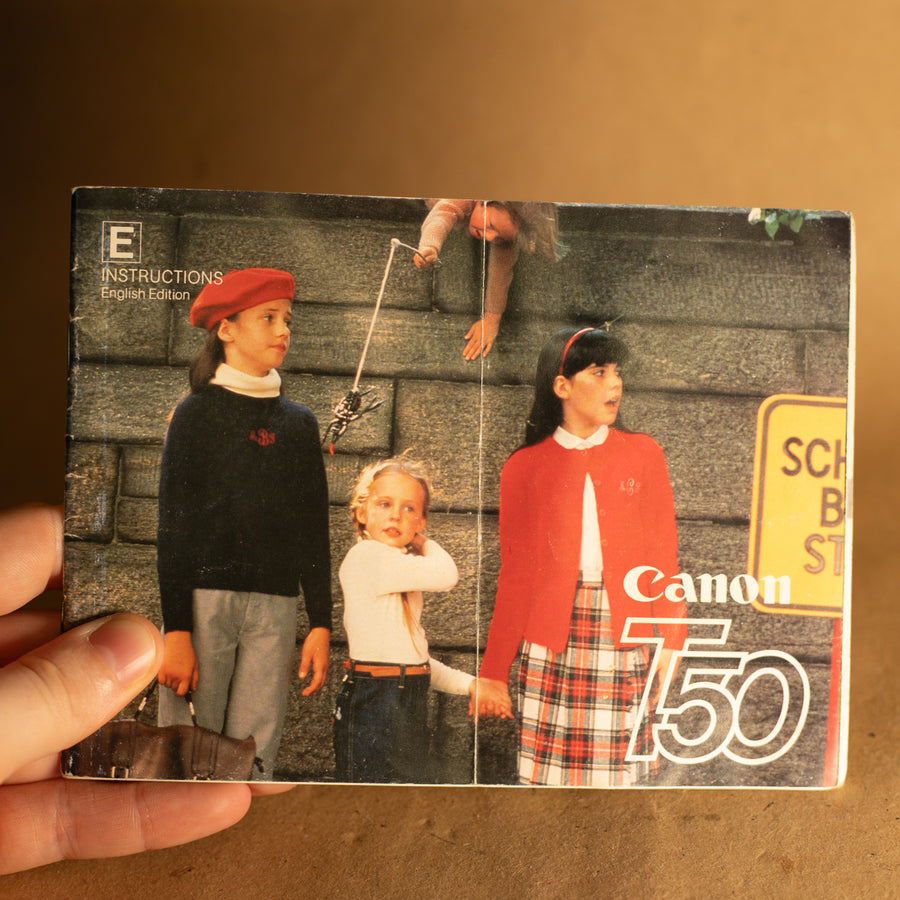 Manual de instrucciones original de Canon T50