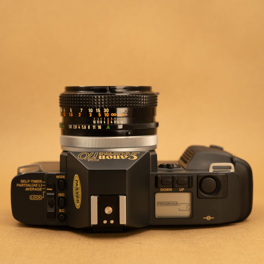 Canon T70 with 50mm f/1.8 Lens - Refurbished – Cameras By Max Ltd