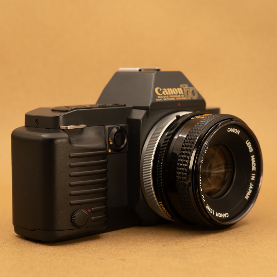 Canon T70 with 50mm f/1.8 Lens - Refurbished – Cameras By Max Ltd