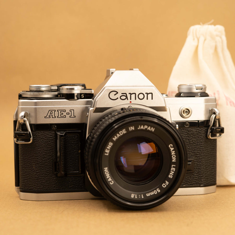Canon AE-1 with 50mm f/1.8 Lens