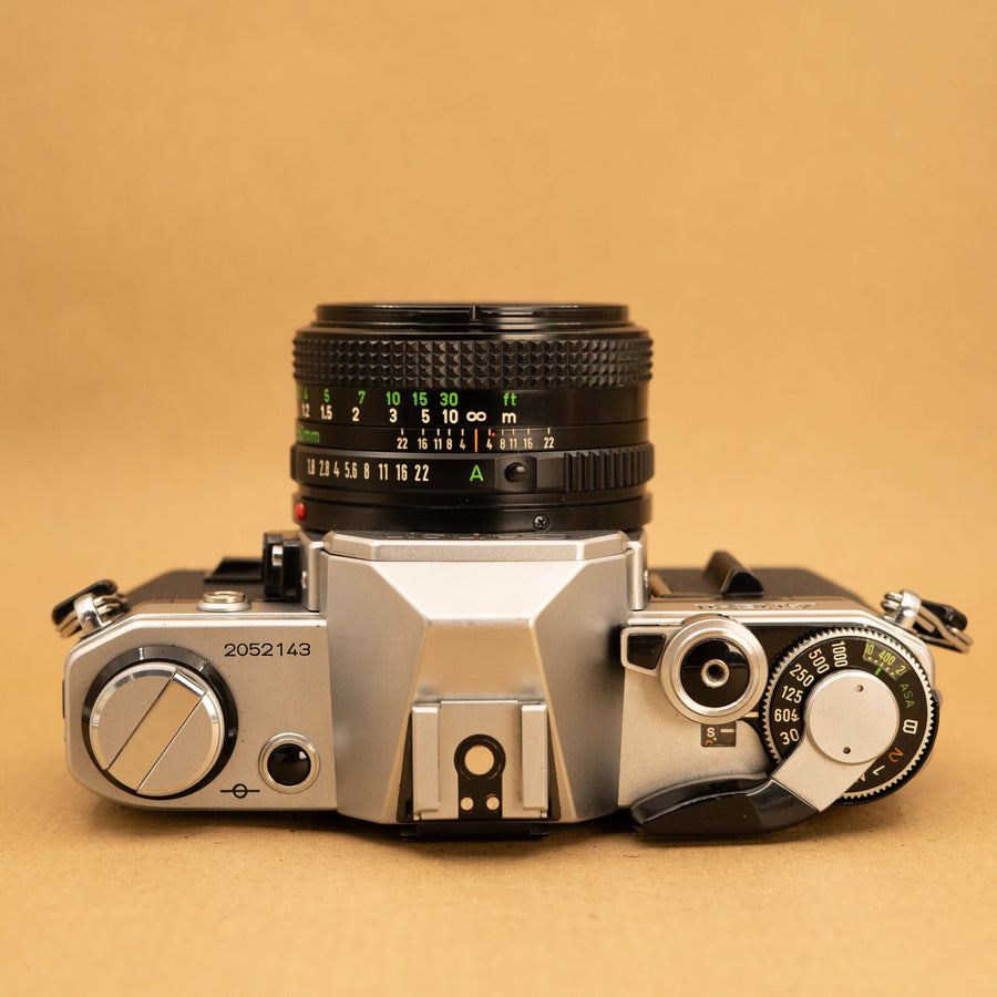 Canon AE-1 with 50mm f/1.8 Lens