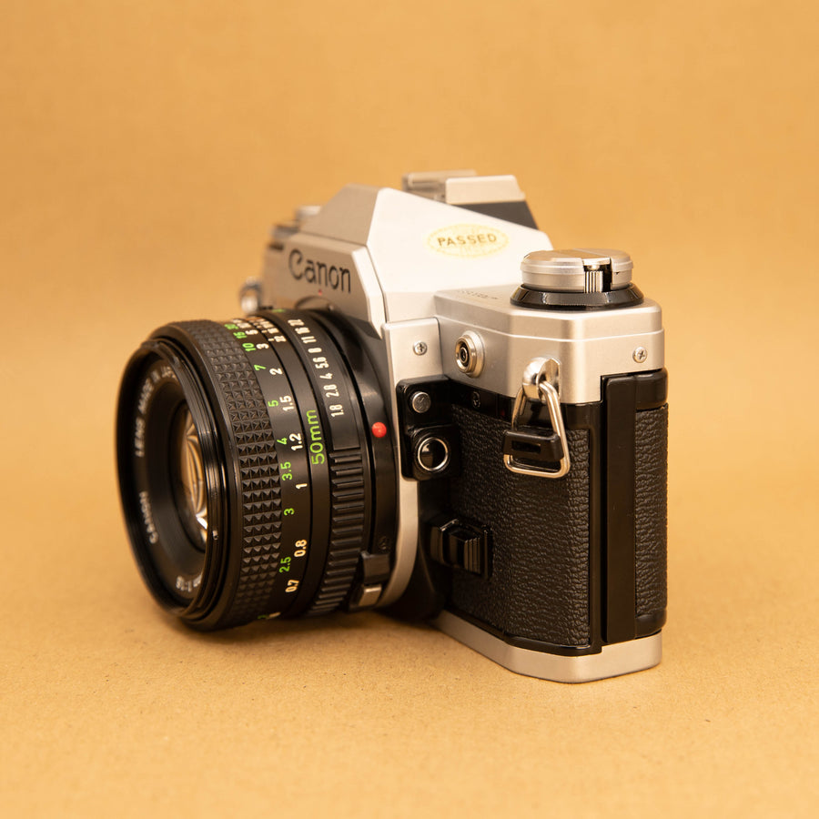 Canon AE-1 with 50mm f/1.8 Lens