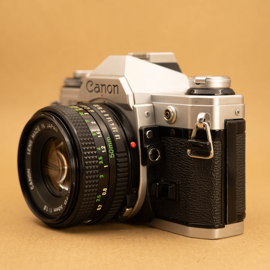 Canon AE-1 with 50mm f/1.8 Lens