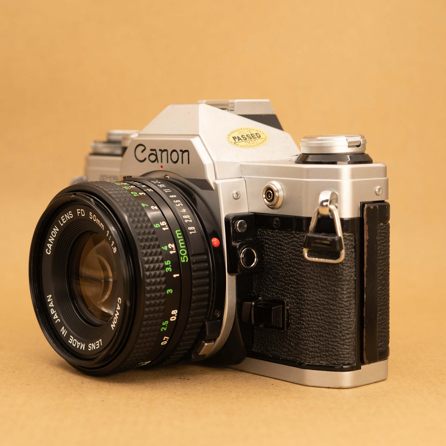 Canon AE-1 with 50mm f/1.8 Lens