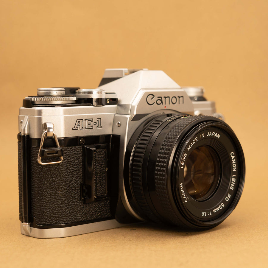 Canon AE-1 with 50mm f/1.8 Lens