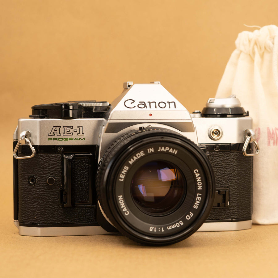 Canon AE-1 Program with 50mm f/1.8 Lens