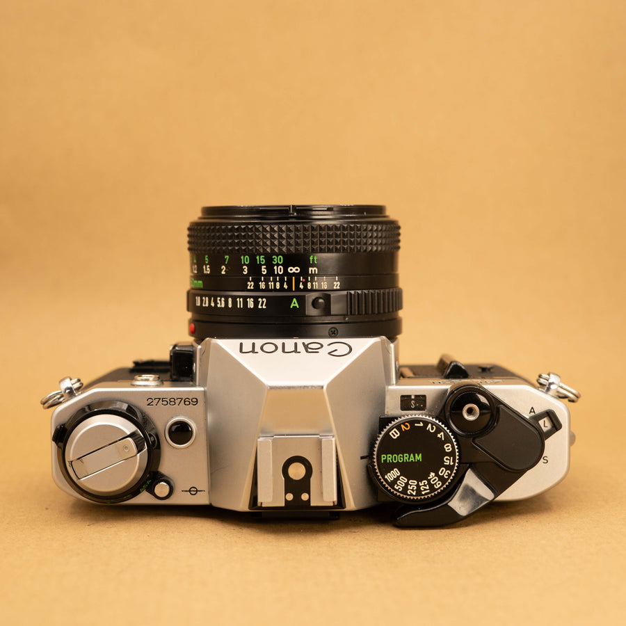 Canon AE-1 Program with 50mm f/1.8 Lens