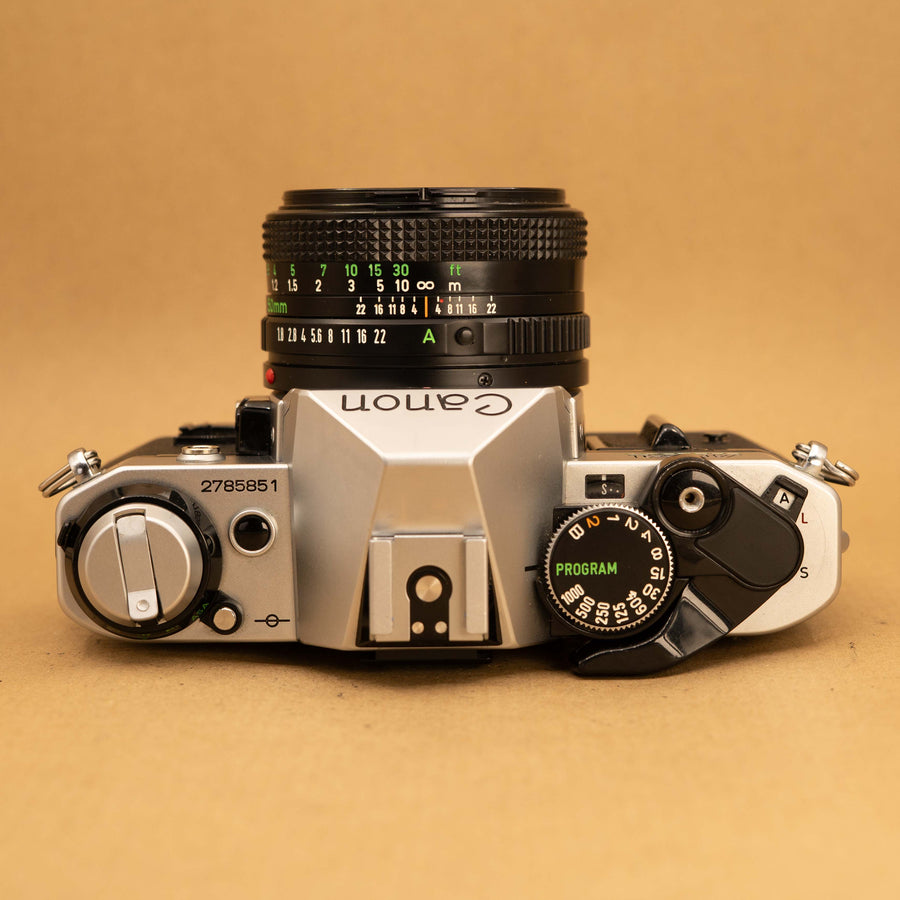 Canon AE-1 Program with 50mm f/1.8 Lens