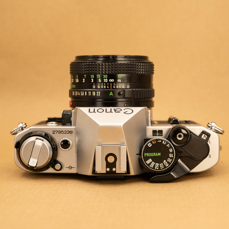 Canon AE-1 Program with 50mm f/1.8 Lens