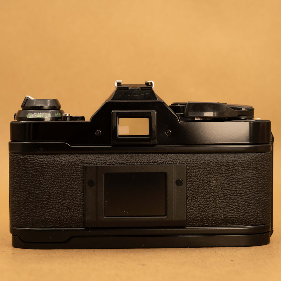 Black Canon AE-1 Program with 50mm f/1.8 Lens 35mm Film Camera