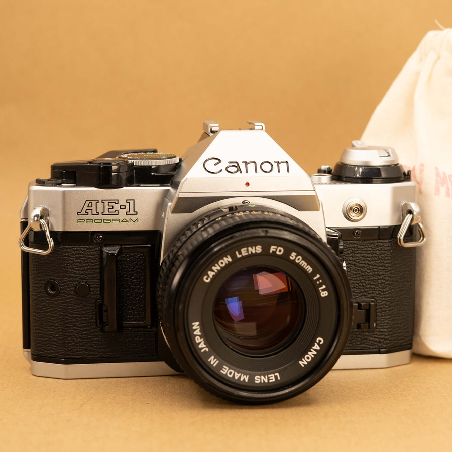 Canon AE-1 Program with 50mm f/1.8 Lens