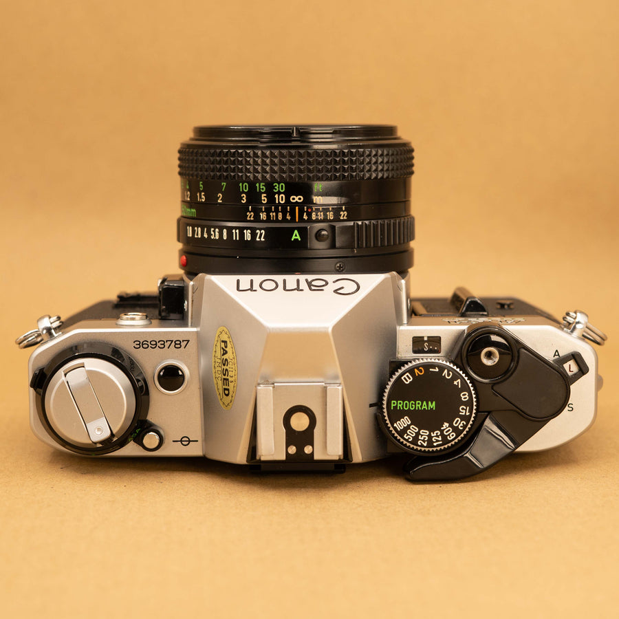 Canon AE-1 Program with 50mm f/1.8 Lens