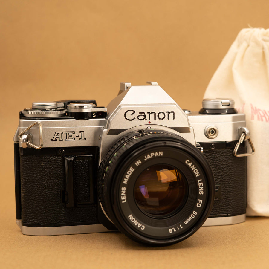Canon AE-1 with 50mm f/1.8 Lens
