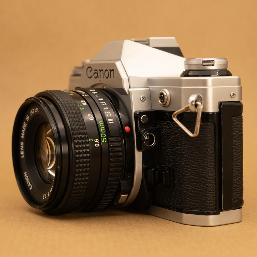 Canon AE-1 with 50mm f/1.8 Lens