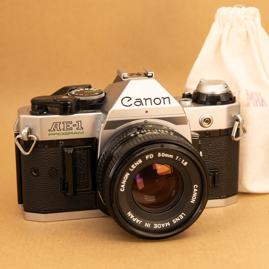Canon AE-1 Program with 50mm f/1.8 Lens