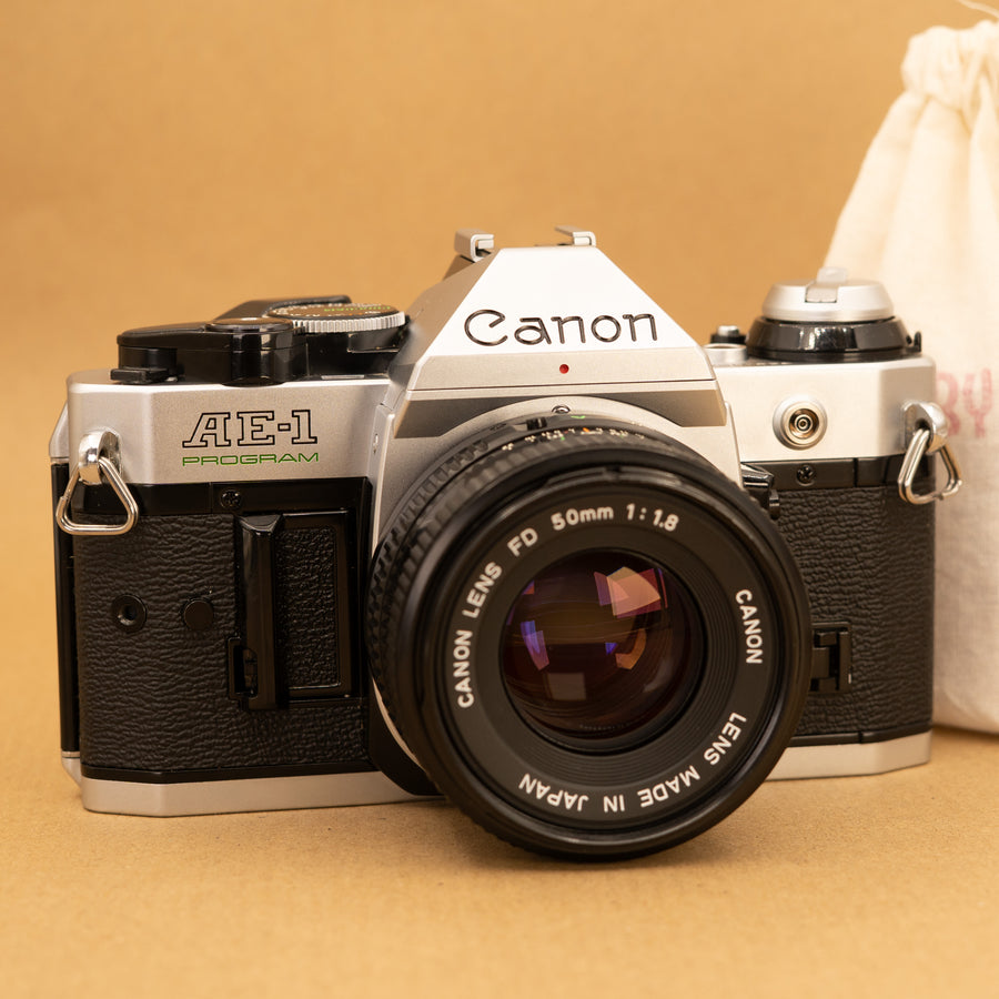 Canon AE-1 Program with 50mm f/1.8 Lens