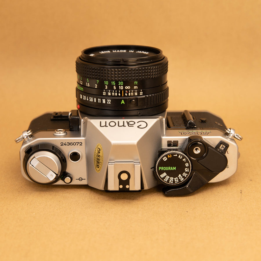 Canon AE-1 Program with 50mm f/1.8 Lens