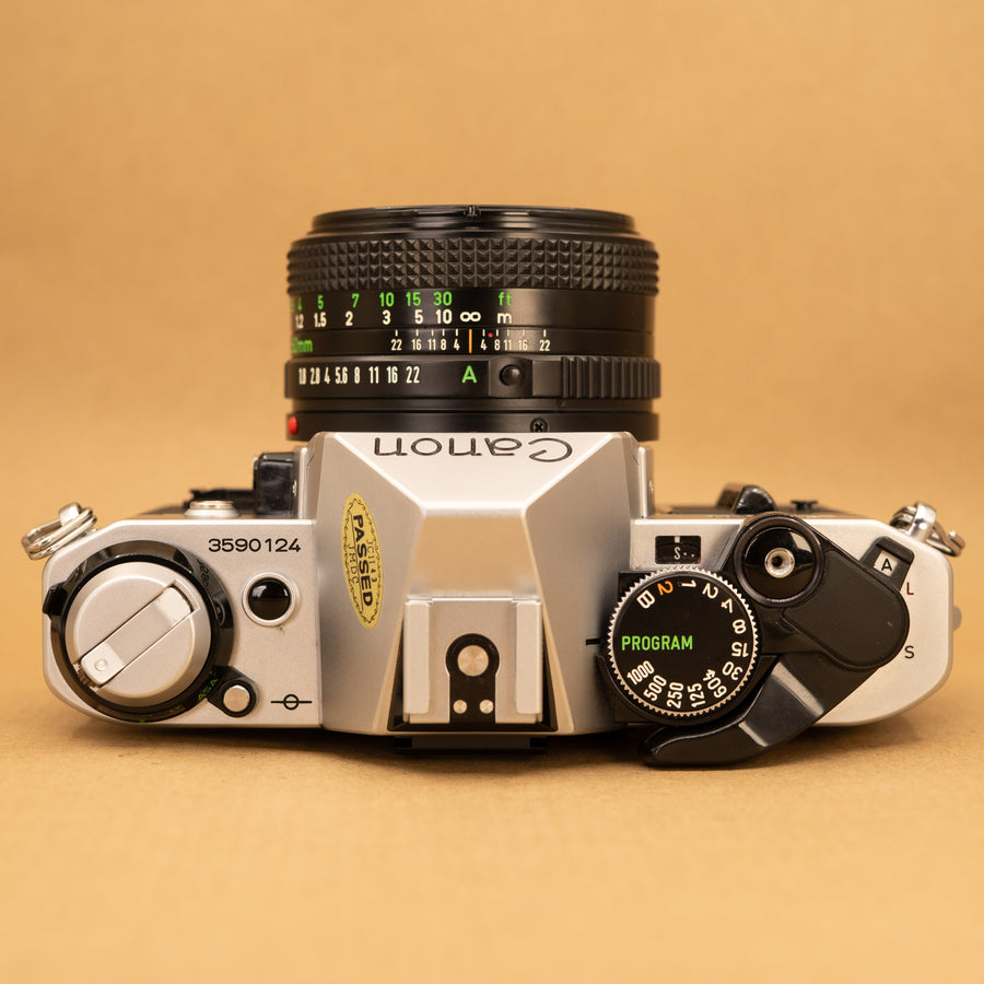 Canon AE-1 Program with 50mm f/1.8 Lens