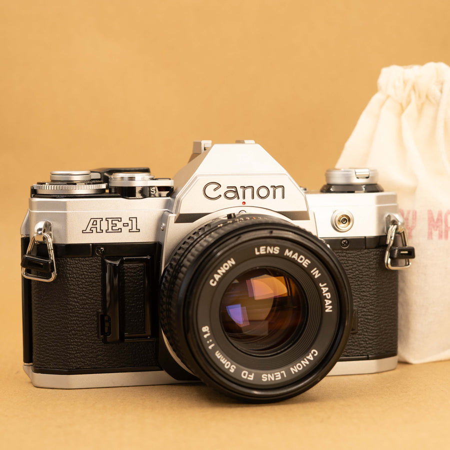Canon AE-1 with 50mm f/1.8 Lens