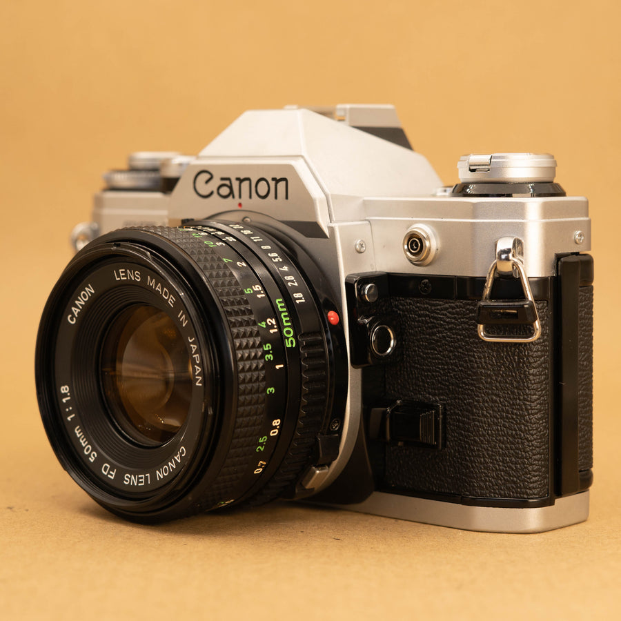 Canon AE-1 with 50mm f/1.8 Lens