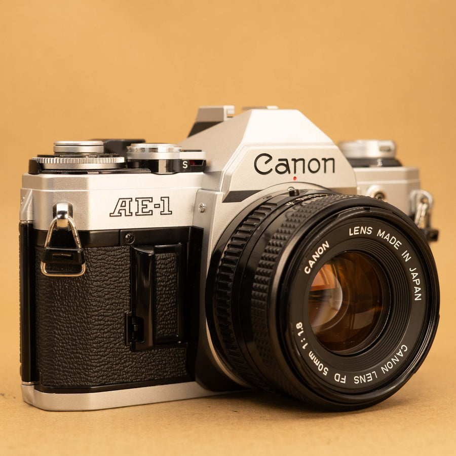 Canon AE-1 with 50mm f/1.8 Lens