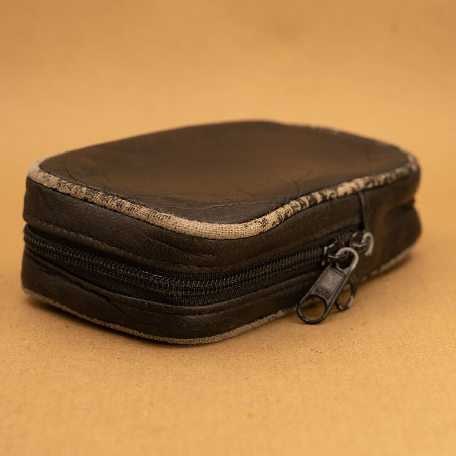 Compact Faux Leather Case