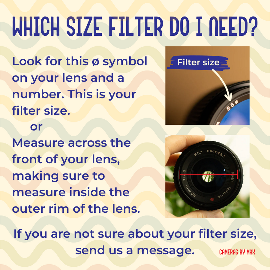 Filtre à écran croisé de 49 mm