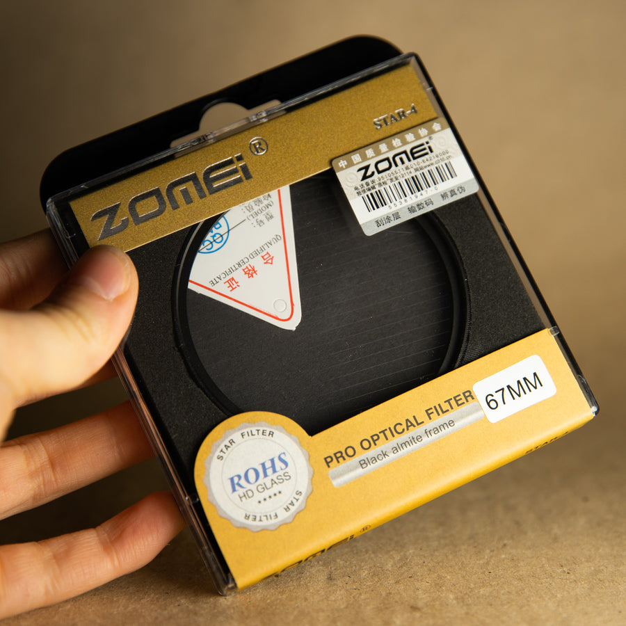 Zomei star filters for experimental 35mm film photography