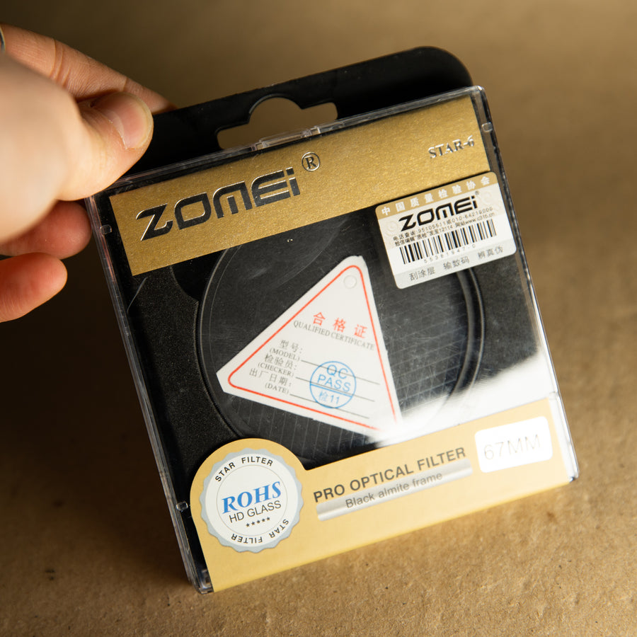 Zomei star filters for experimental 35mm film photography