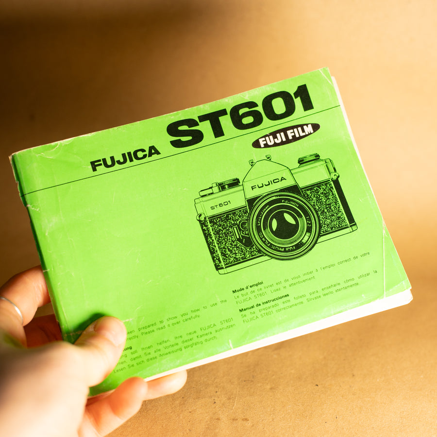 Original Fujica ST601 Instruction Manual