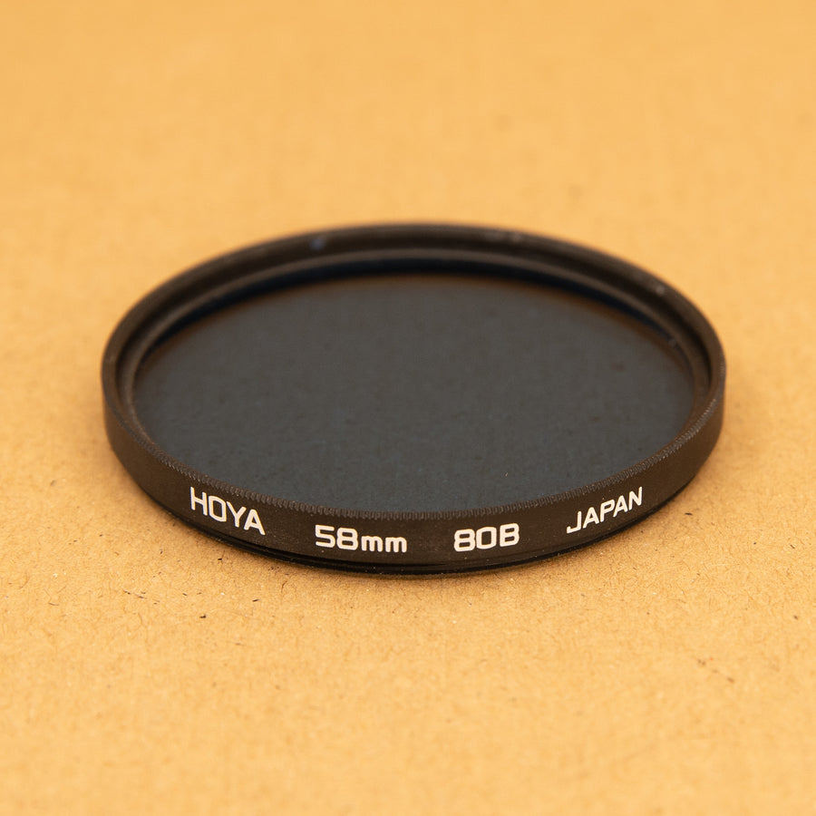 HOYA 58mm 80B Filter