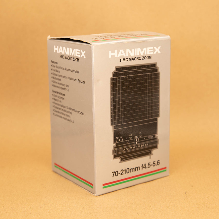 Hanimex 70-210mm f/4.5-5.6 Lens for M42 Screw Mount