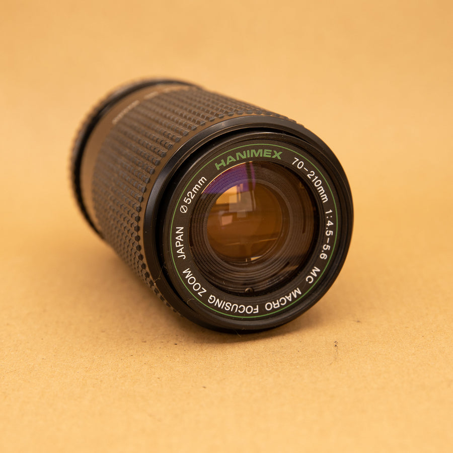 Hanimex 70-210mm f/4.5-5.6 Lens for M42 Screw Mount