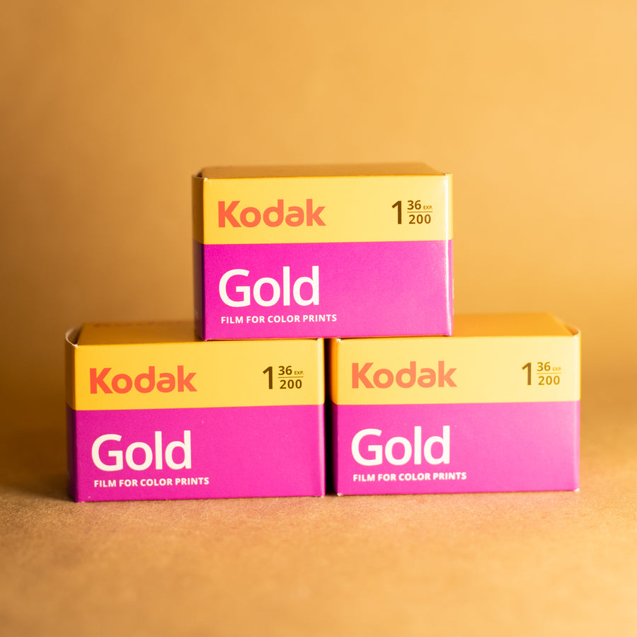 3 rouleaux de Kodak Gold 200 36exp.