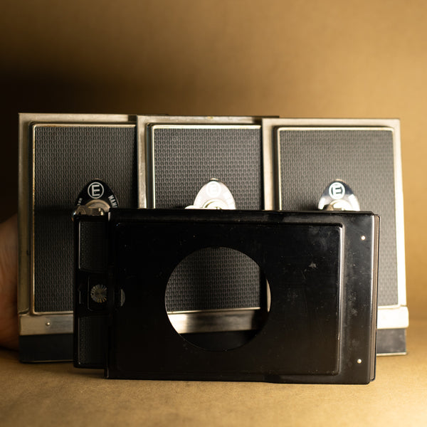 Mamiyaflex model C アダプター＋プレートホルダー4枚 Mamiya C Plate Holder Adapter and Set of Plate Holders – Cameras