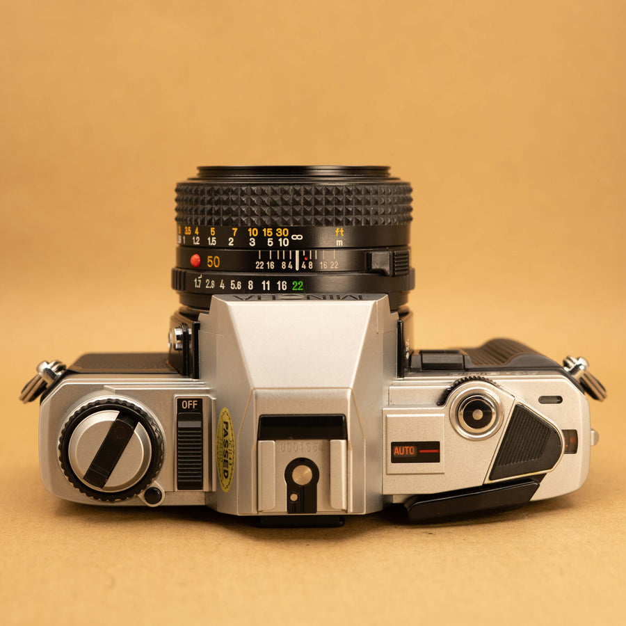 Minolta X-300 with 50mm f/1.7 Lens 35mm SLR Film Camera - Refurbished –  Cameras By Max Ltd