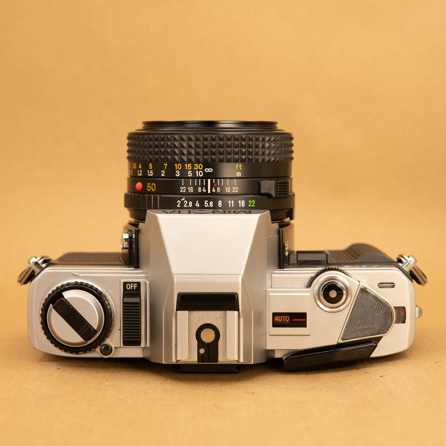 Minolta X-300 with 50mm f/2 Lens 35mm SLR Film Camera