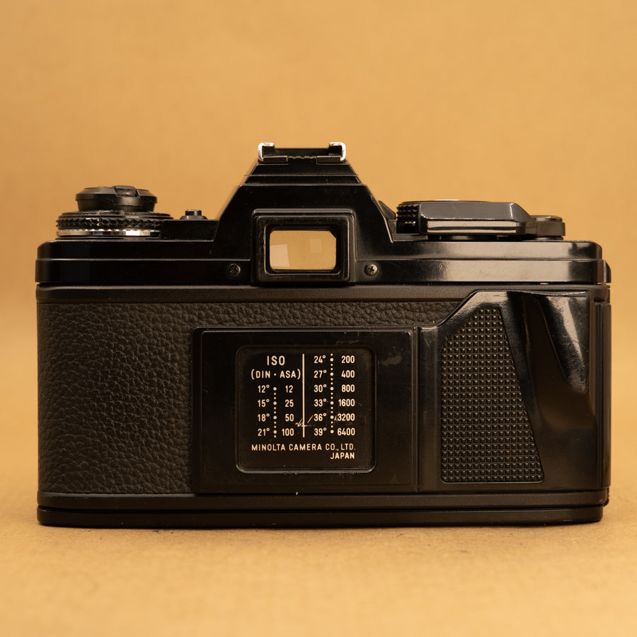 Black Minolta X-700 with 50mm f/2 Lens 35mm SLR Film Camera