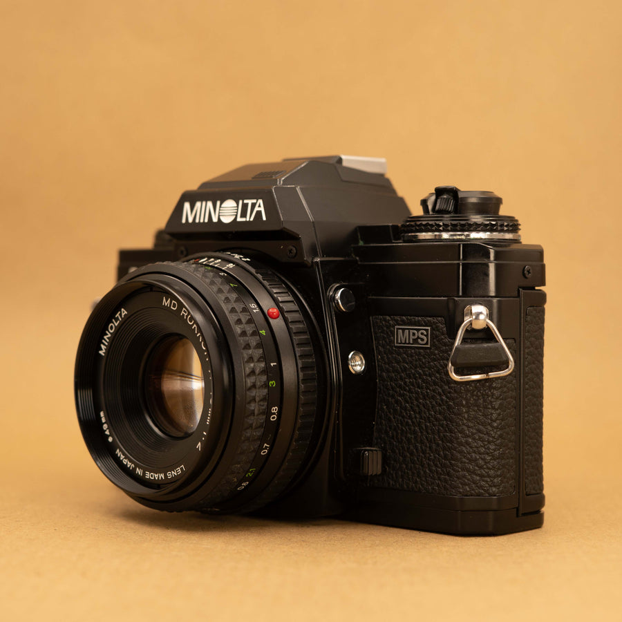 Black Minolta X-700 with 45mm f/2 Lens