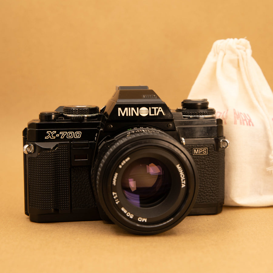 Black Minolta X-700 with 50mm f/1.7 Lens