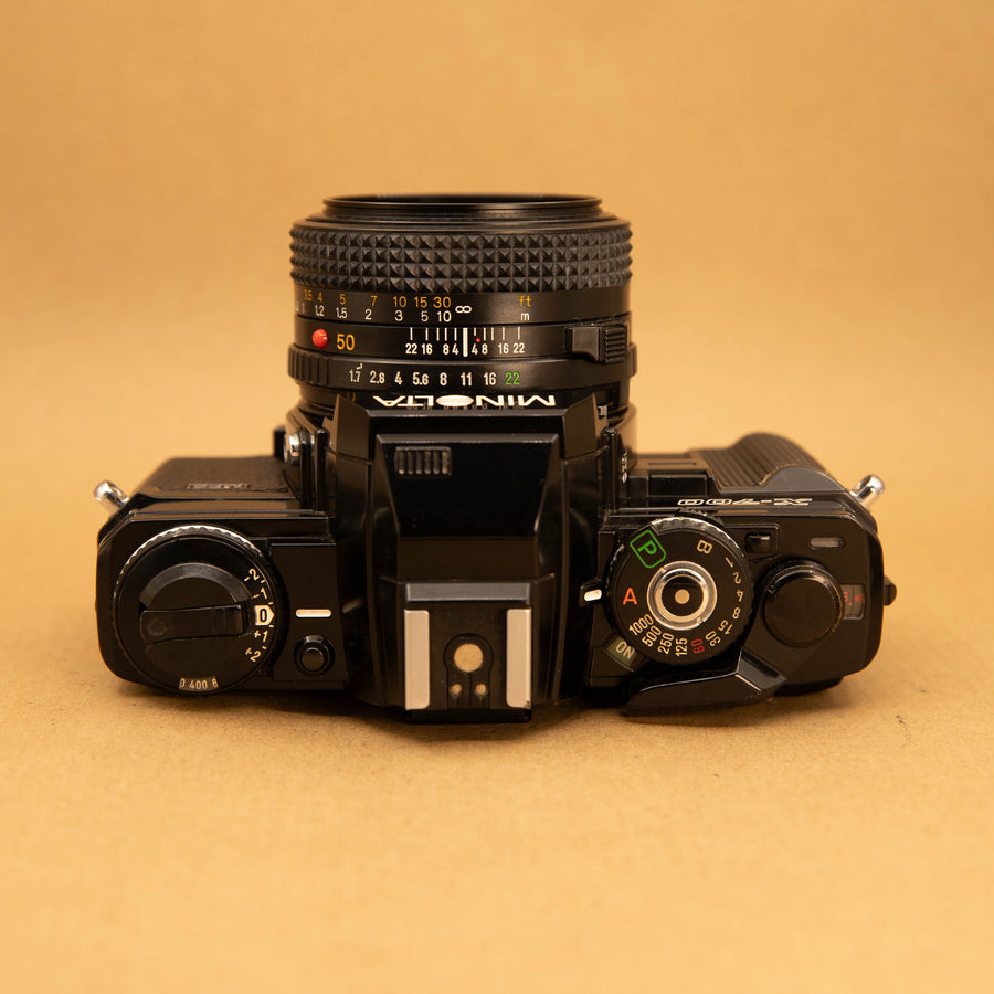 Black Minolta X-700 with 50mm f/1.7 Lens
