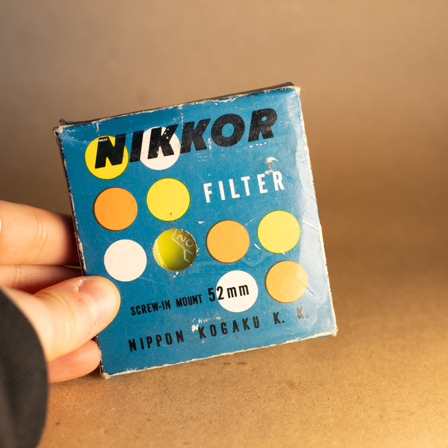 Filtre Nikkor Y48 d'origine 49 mm dans une boîte