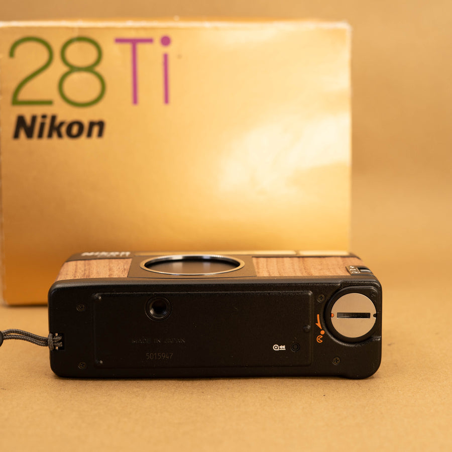 Nikon 28Ti in Rose Wood High Quality Film Camera, Similar to