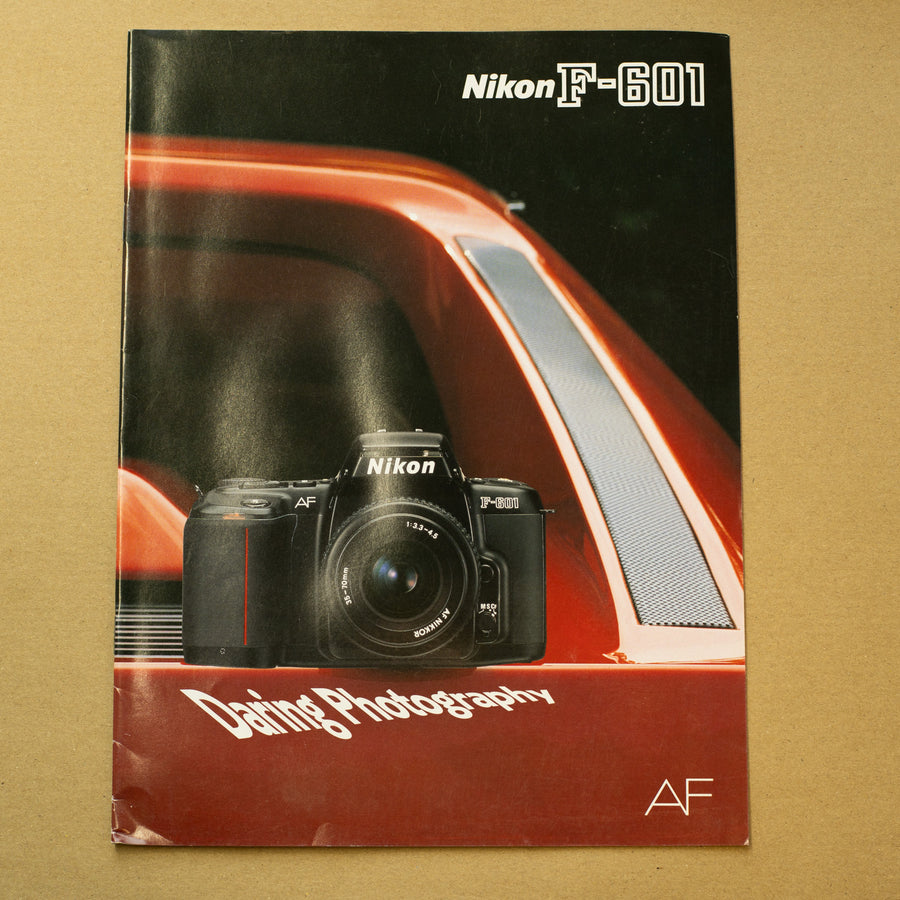 Genuine Vintage Nikon F-601 Sales Brochure